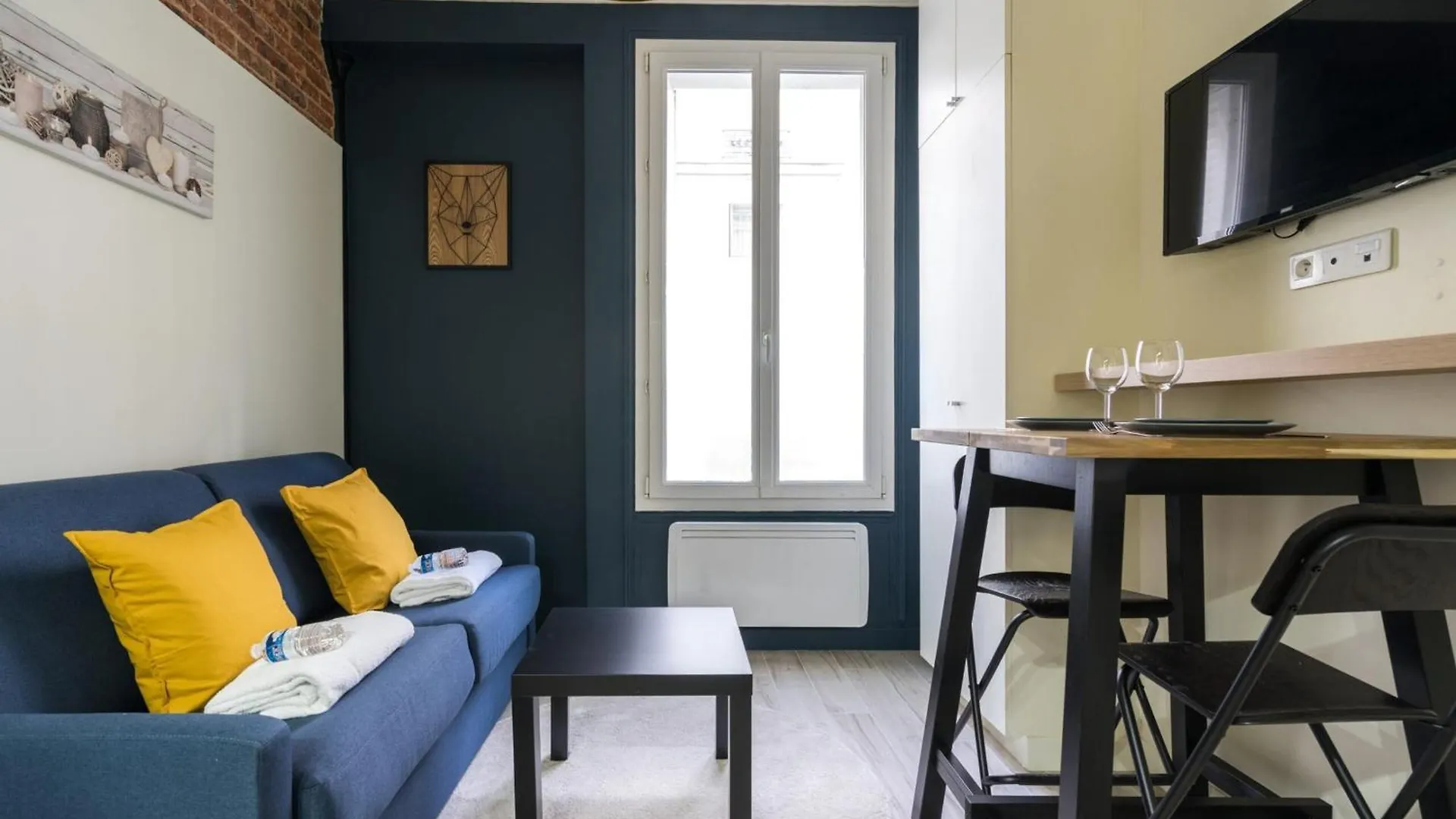 Lägenhet Cosy And Peaceful Studio - 2P - Paris Center Frankrike